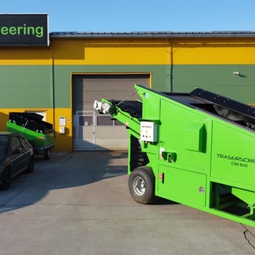 Criba Móvil Traserscreen DB-60 con remolque