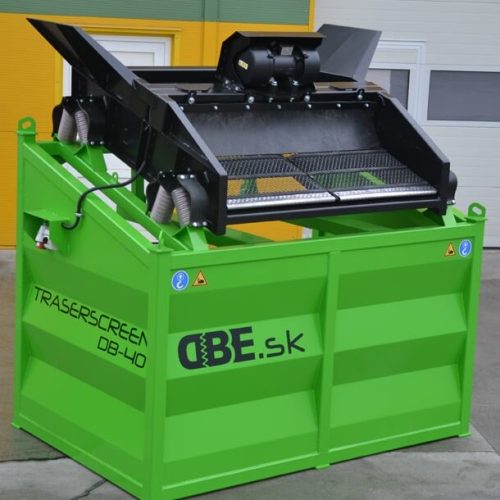 Cribadora de sustrato y compost. Modelo DB 40