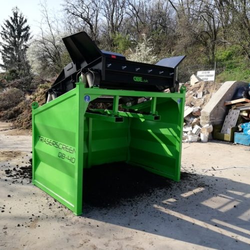 Cribadora de sustrato y compost. Modelo DB 40