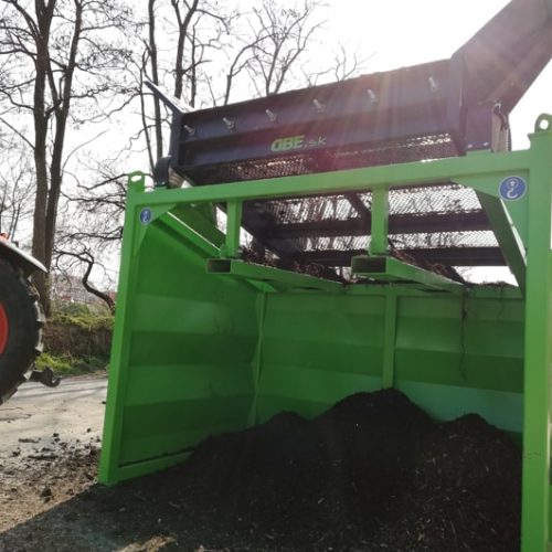 Cribadora de sustrato y compost. Modelo DB 40