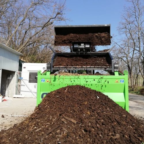 Cribadora de sustrato y compost. Modelo DB 40