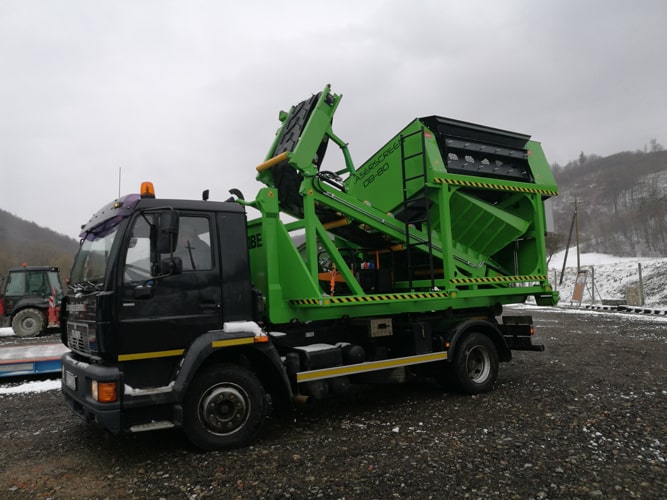 Cribadora Semimóvil Traserscreen DB-80 - Cribadoras