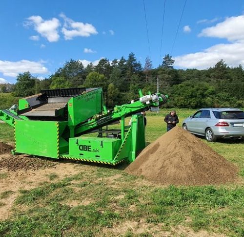 Cribadora Semimóvil Traserscreen DB-80