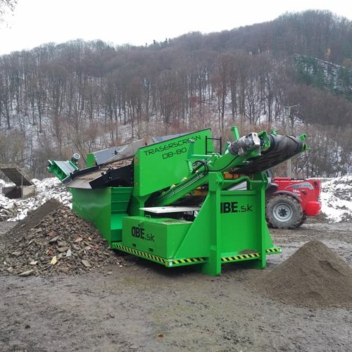 Cribadora Semimóvil Traserscreen DB-80