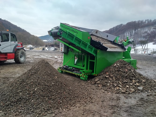 Cribadora Semimóvil Traserscreen DB-80 - Cribadoras