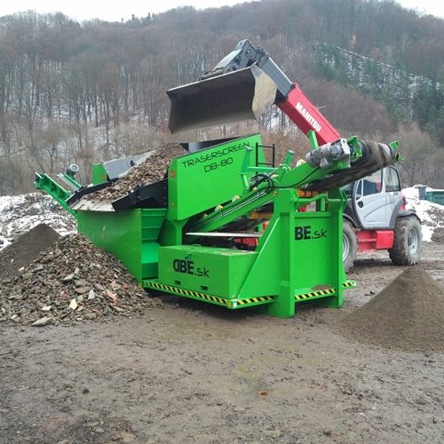 Cribadora Semimóvil Traserscreen DB-80