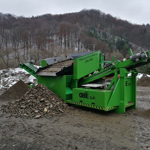 Cribadora Semimóvil Traserscreen DB-80